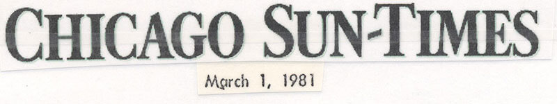 Chicago Sun Times - March 1, 1981