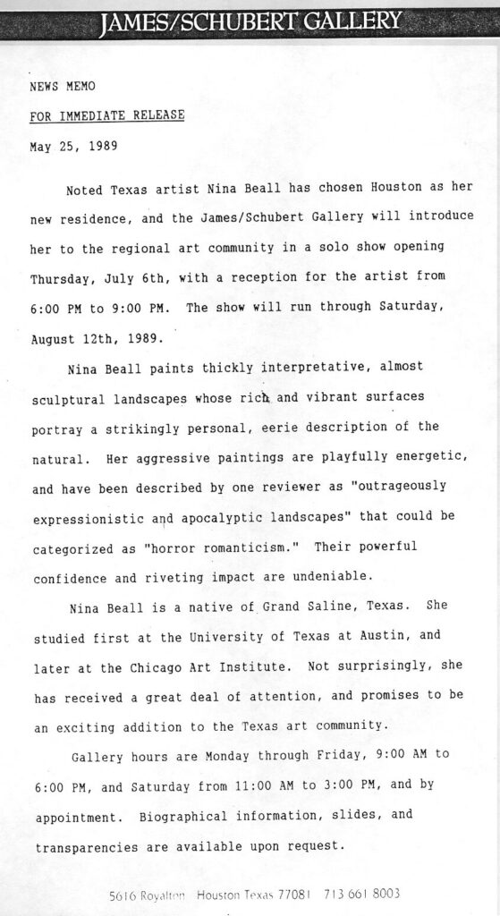 James Schubert Gallery article page 1