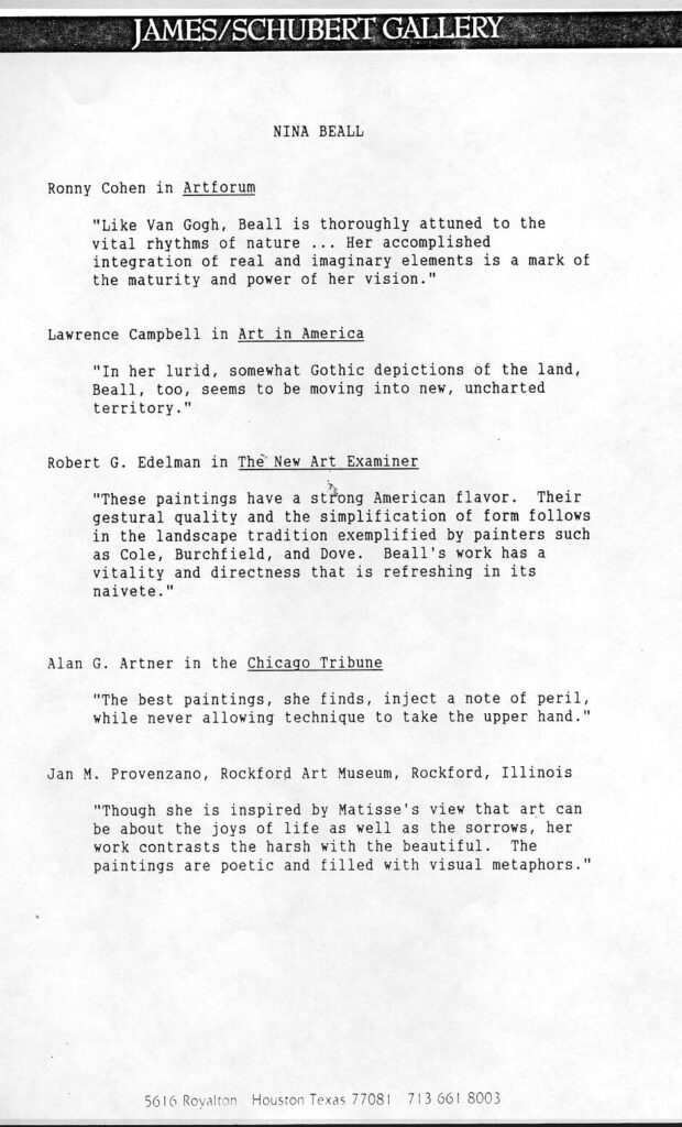 James Schubert Gallery article pg2